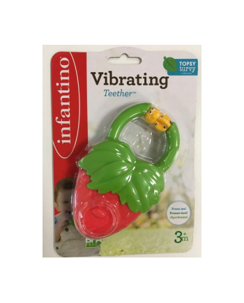 pulio Infantino 216429 Wibrujący gryzaczek Truskawka nr 1