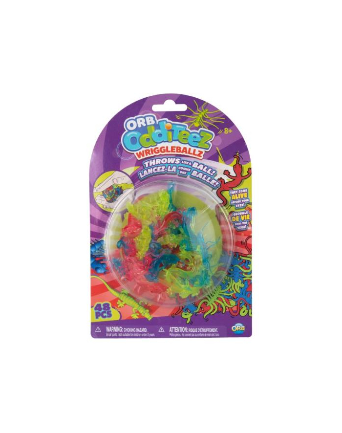 omega toys BUBBEEZZ WRIGGLEBALLZ - Żelkowe gniotki Robaki 20252 główny