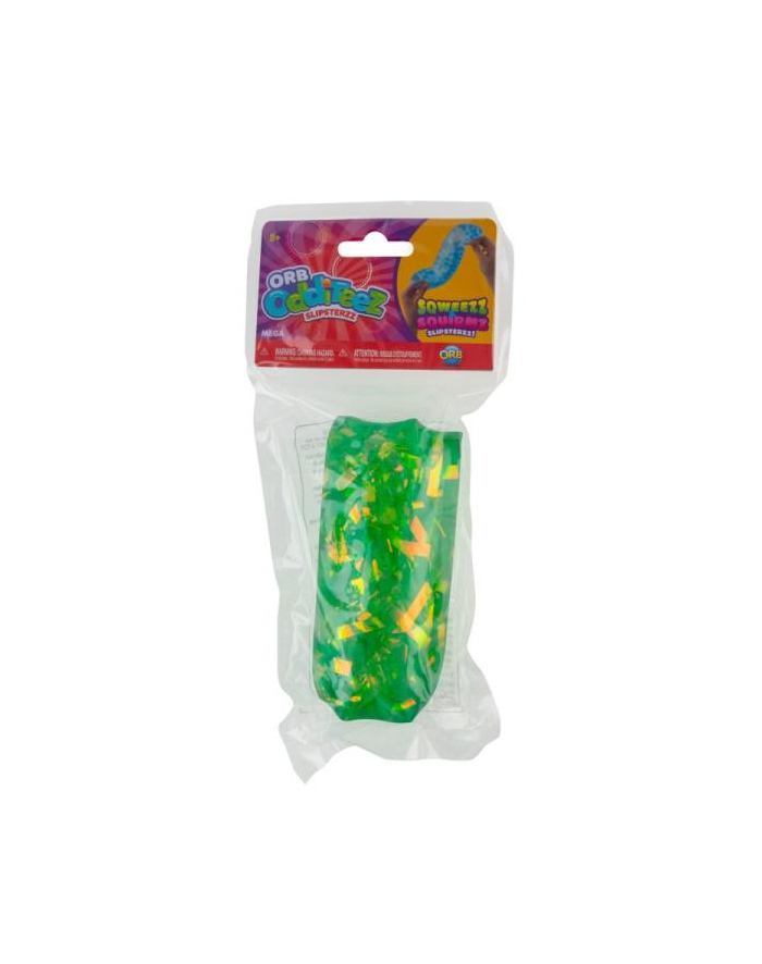 omega toys BUBBEEZZ SLIPSTREZZ Tuba Gniotek Zielona ze złotem 29569 główny