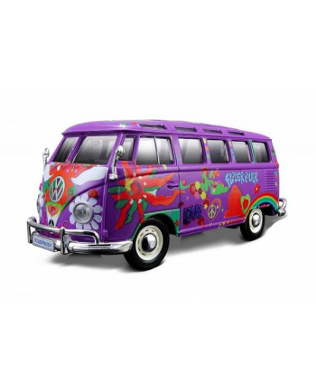 MAISTO 32301-75 Hippie Volkswagen Van Samba fioletowy 1/24
