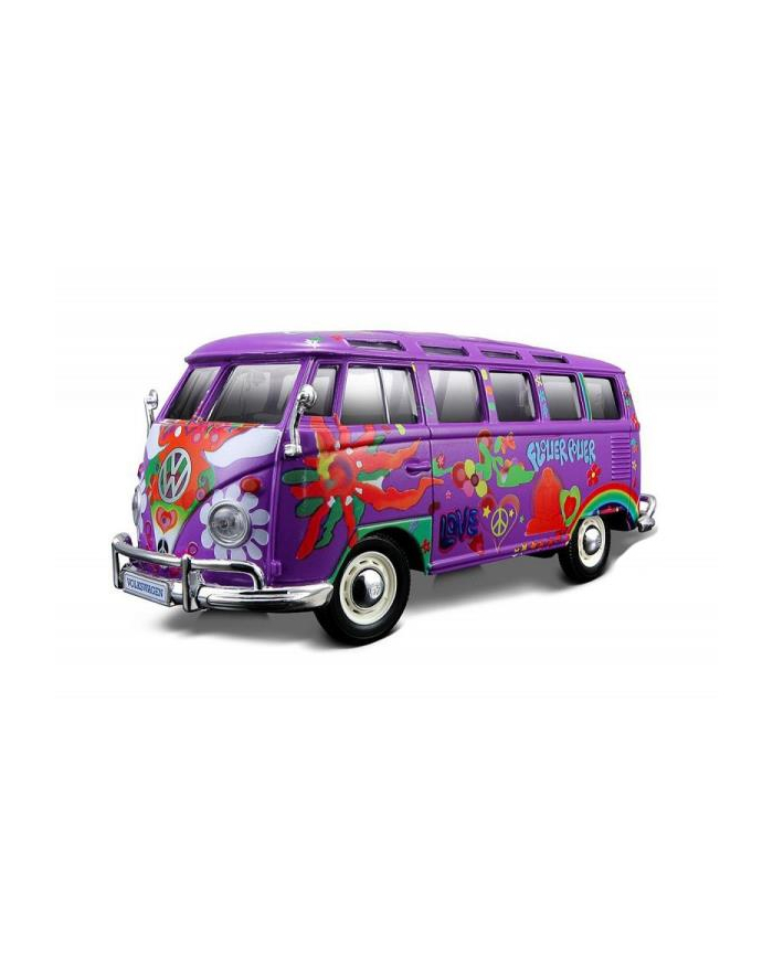 MAISTO 32301-75 Hippie Volkswagen Van Samba fioletowy 1/24 główny