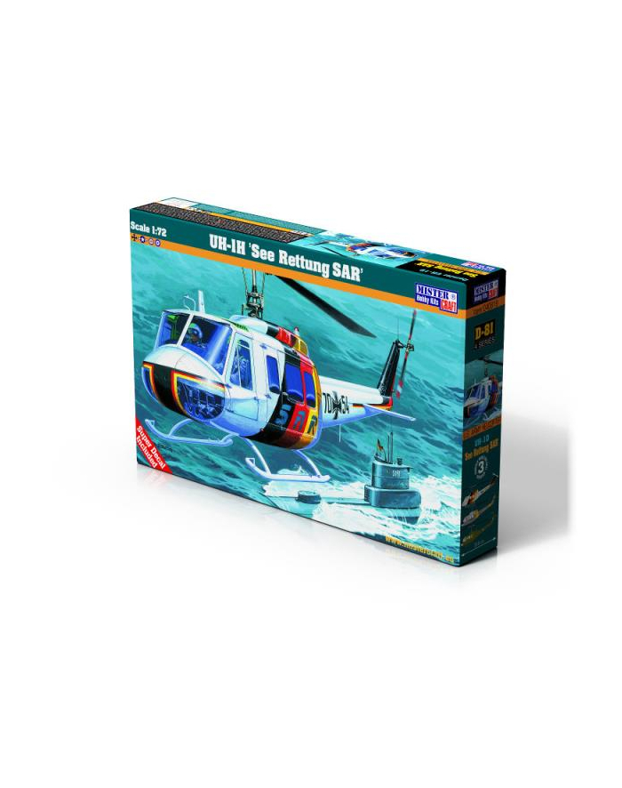 olymp aircraft Model helikoptera do sklejania UH-1H See Rettung SAR 1:72 D-81 główny