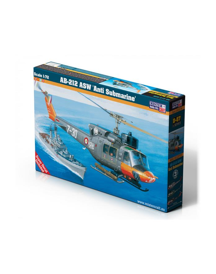 olymp aircraft Model helikoptera do sklejania AB-212 ASW Anti Submarine 1:72 SD-57 główny