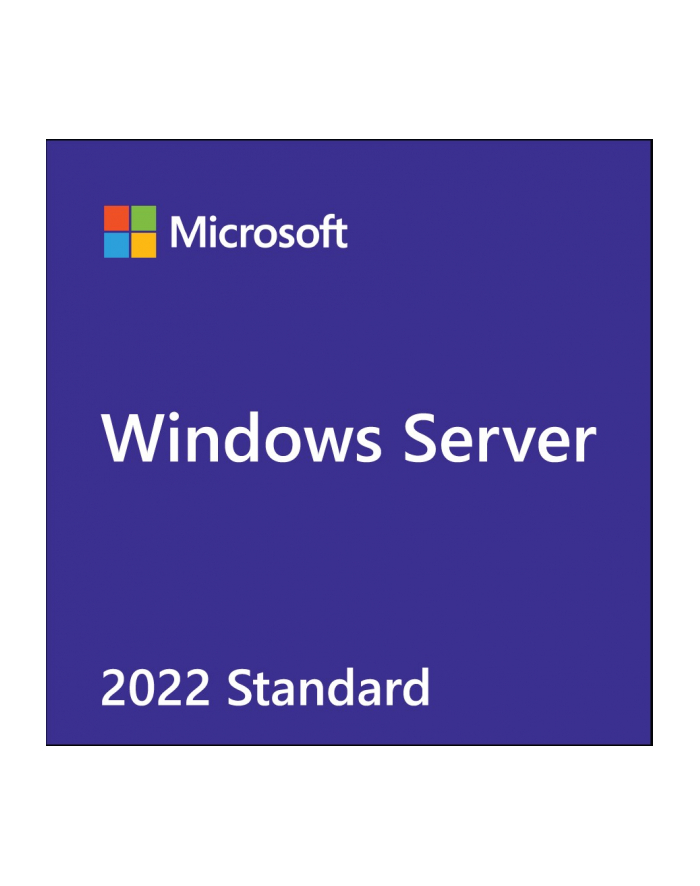 microsoft Oprogramowanie OEM Windows Svr Std 2022 PL x64 24Core DVD P73-08353 Zastępuje P/N: P73-07814 główny