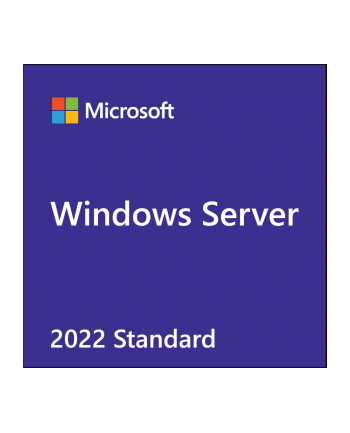 microsoft Oprogramowanie OEM Windows Svr Std 2022 ENG  4Cr NoMedia/NoKey (POSonly) AddLicP73-08441 Zastępuje P/N: P73-07907