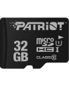 patriot Karta pamięci MicroSDHC 32GB LX Series - nr 1