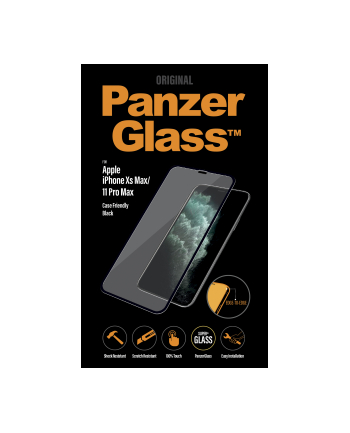 panzerglass Szkło ochronne E2E Super+ iPhone Xs Max/11 Pro Max Case Friendly    AntiBacterial