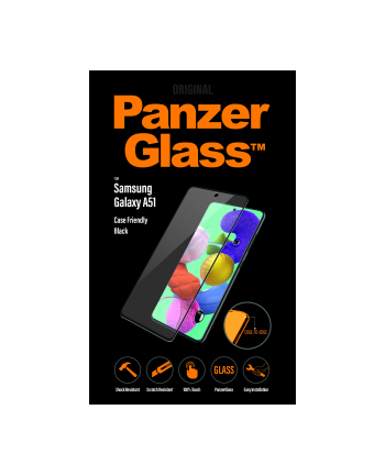 panzerglass Szkło ochronne E2E Regular Samsung A51 A515 Case Friendly