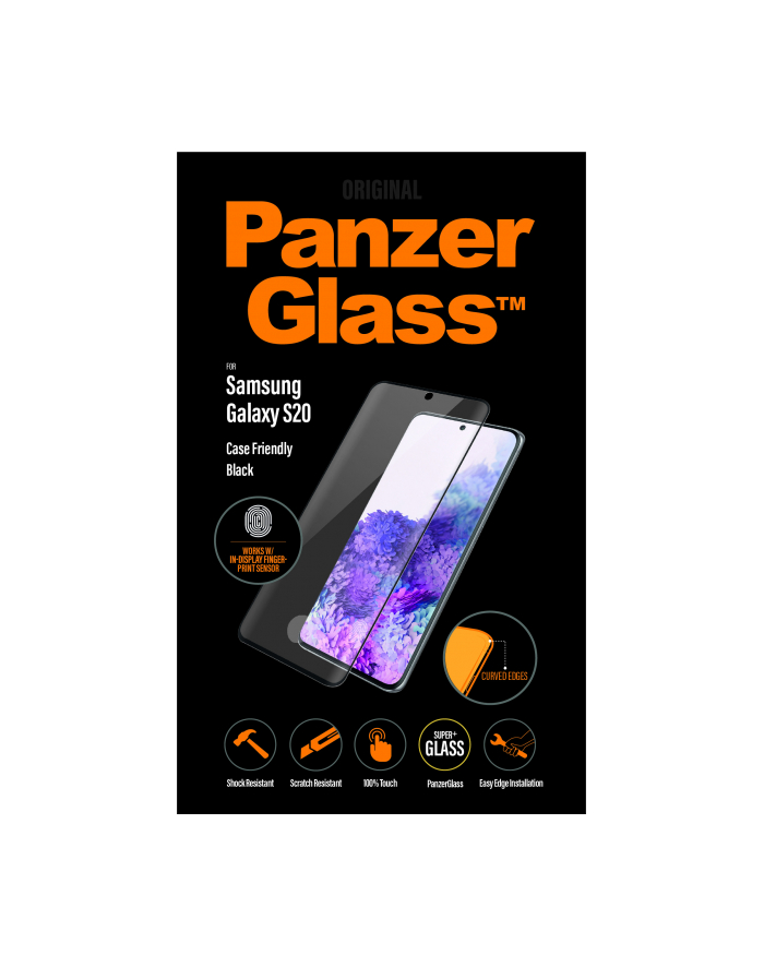 panzerglass Szkło ochronne Curved Super+ Samsung S20 G980 Case Friendly Finger  Print główny