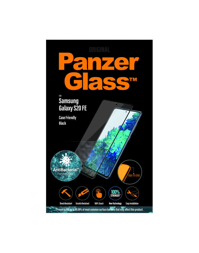 panzerglass Szkło ochronne E2E Microfracture Samsung S20 FE G781 Case Friendly  Finger Print AntiBacterial główny