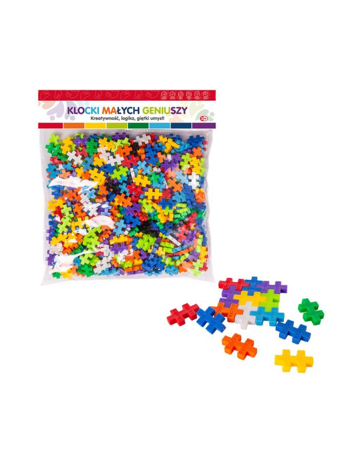 Klocki Małych Geniuszy - mini puzzle 266 elementów ASKATO główny