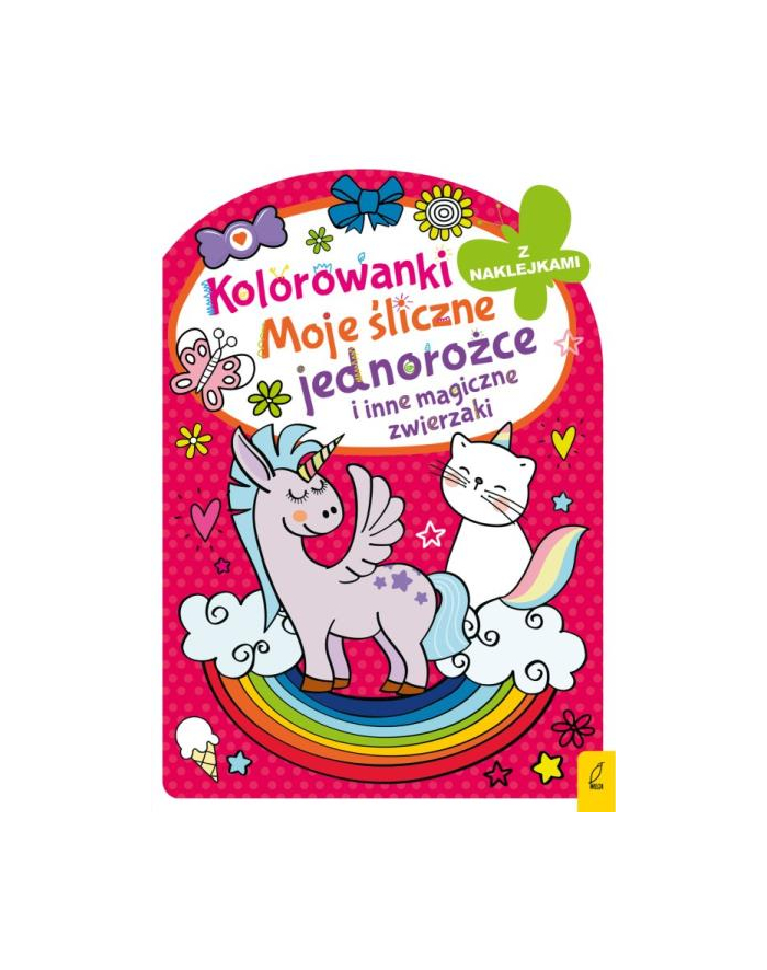 foksal Książka Kolorowanka z wykrojnikiem. Moje śliczne jednorożce i inne magiczne zwierzaki. główny