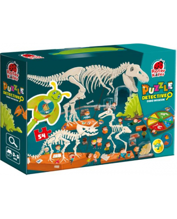 czerwonyer kafer Puzzle detektyw Dino muzeum RK1080-05