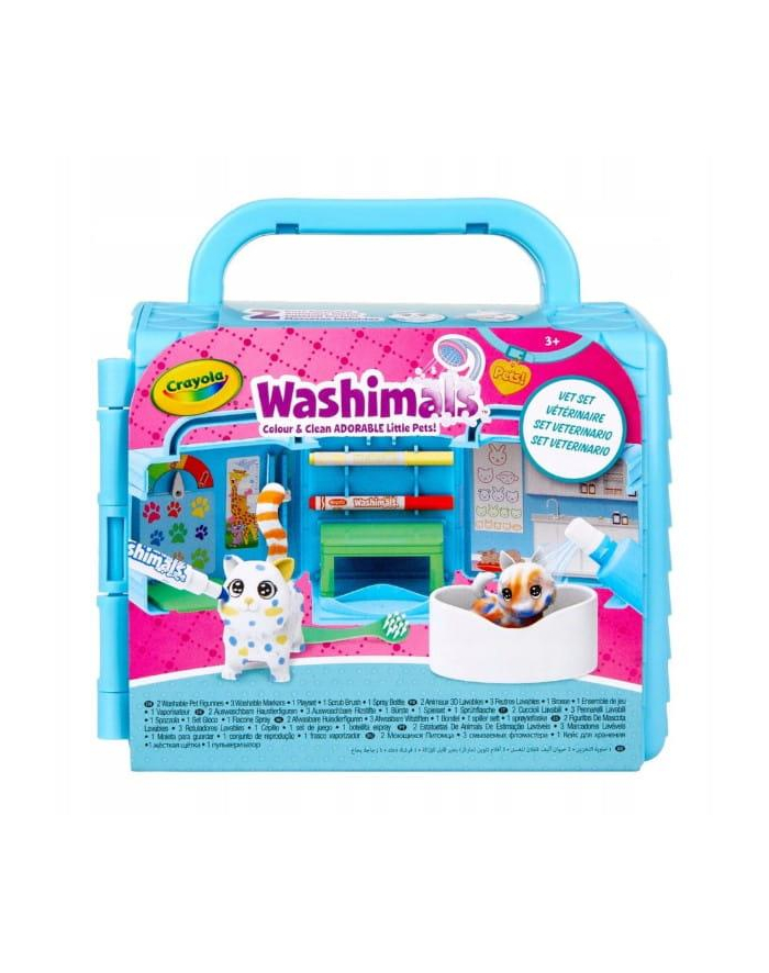 Washimals Vet Clinic Zestaw weterynarza w walizeczce CRAYOLA 256600 główny