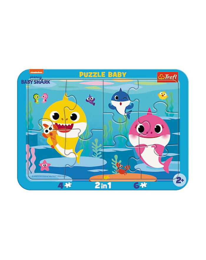 trefl Puzzle Ramkowe Baby - Wesołe Rekiny /Viacom Baby Shark główny