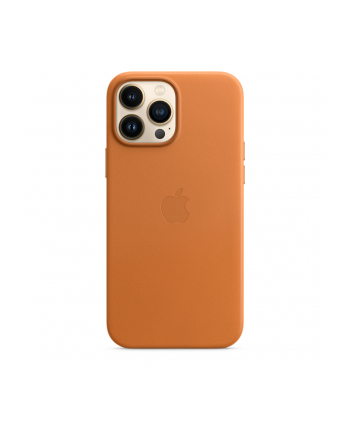 apple Etui skórzane z MagSafe do iPhonea 13 Pro Max - złocisty brąz