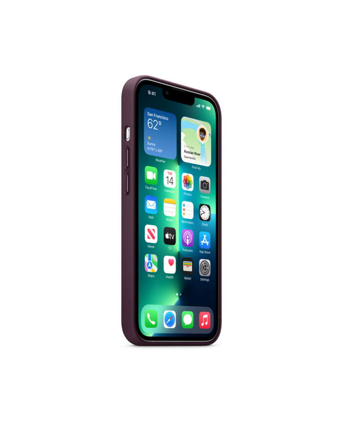 apple Etui skórzane z MagSafe do iPhonea 13 Pro - ciemna wiśnia główny