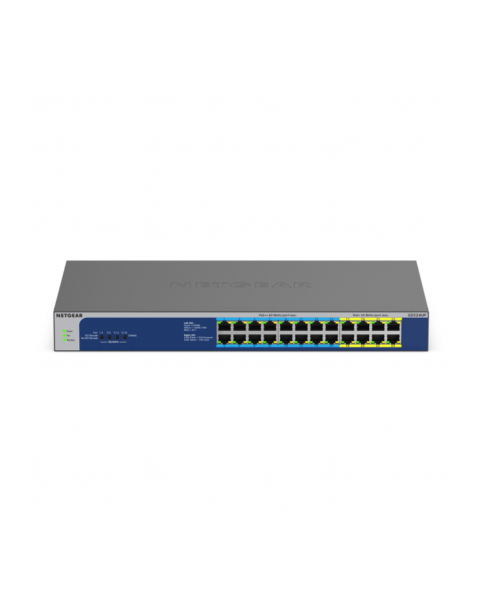netgear Przełącznik GS524UP Switch Unmanaged 8xGE PoE+ 16xGE PoE++ główny