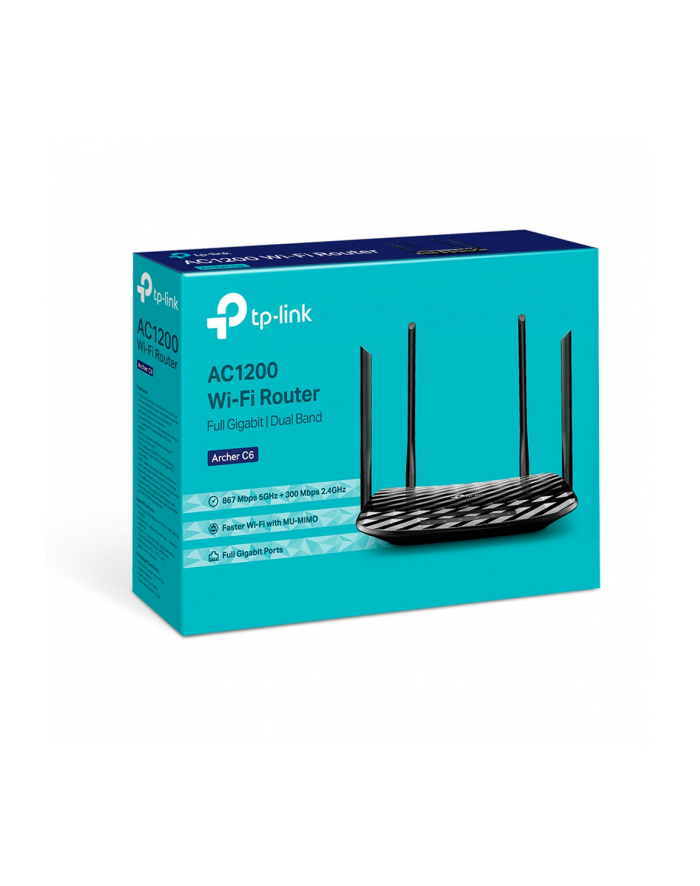 tp-link Router Archer C6 route AC1200 4LAN 1WAN główny