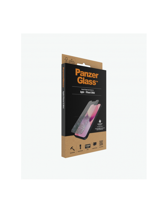 panzerglass Szkło hartowane Super + iPhone 13 Mini 5,4 Standard Anti Bacterial główny