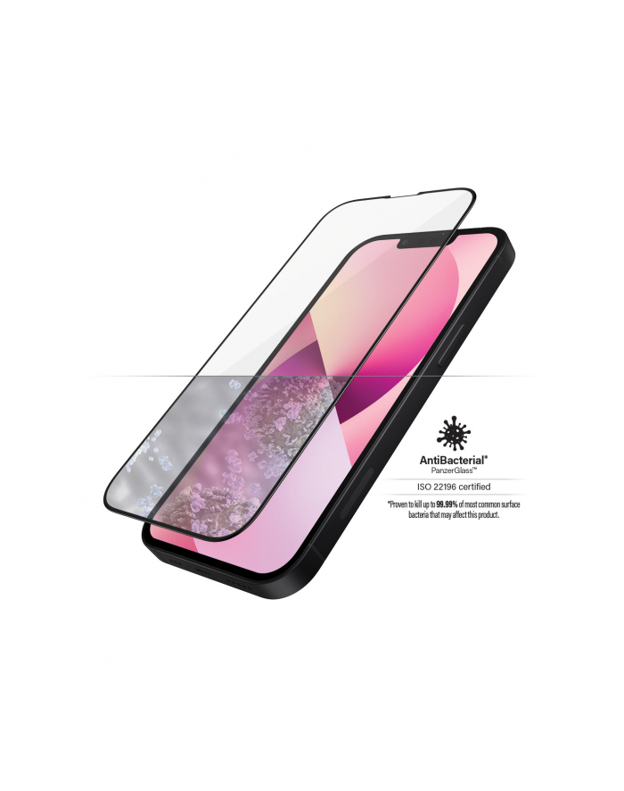 panzerglass Szkło hartowane E2E Microfracture iPhone 13 Mini 5,4 Case Friendly  Anti Bacterial Black główny
