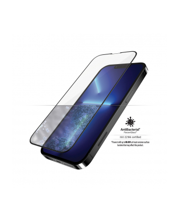 panzerglass Szkło hartowane E2E Microfracture iPhone 13 Pro Max 6,7 Case Friendly Anti Bacterial Black