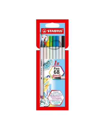 Flamastry STABILO Pen 68 brush etui 8 szt 568/08-21