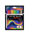 Flamastry STABILO Pen 68 brush etui kartonowe 18 szt. ARTY 568/18-21-20 - nr 1
