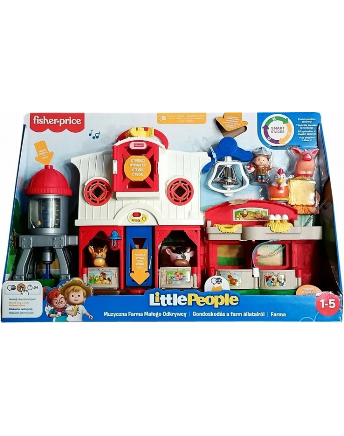 Fisher-Price Little People Muzyczna Farma Małego Odkrywcy GXR99 MATTEL główny