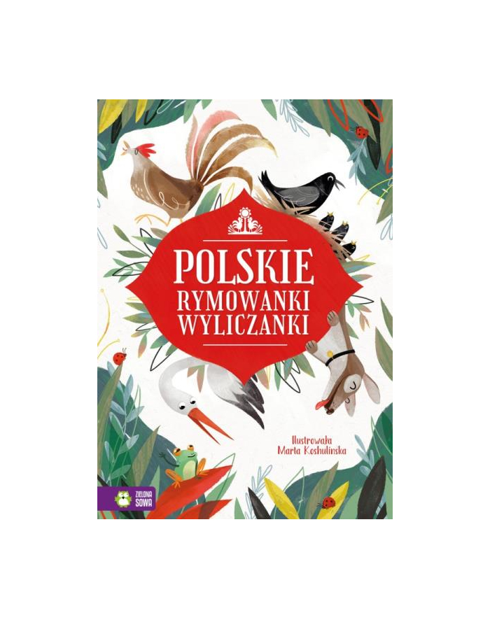 Książka  Polskie wyliczanki, rymowanki ZIELONA SOWA główny