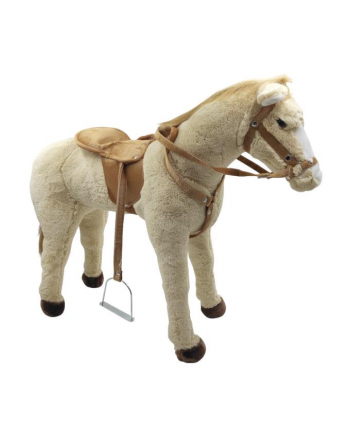 globix Koń na biegunach (100kg) brązowy TT4800 Tomik toys