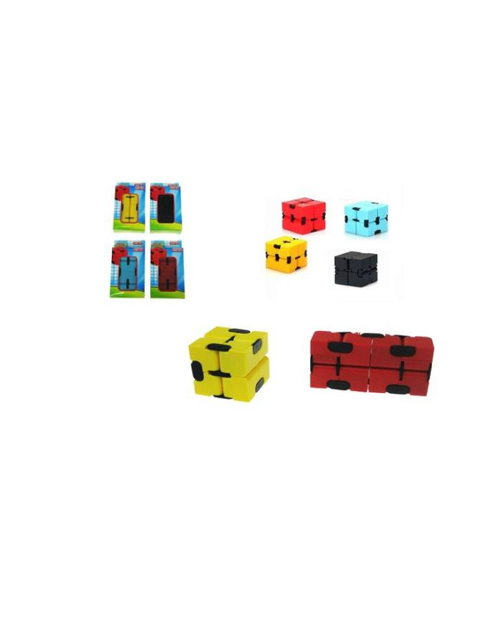 hipo Kostka antystresowa Infinity Cube 4x4x4cm 621039 op.24 mix cena za 1 szt główny