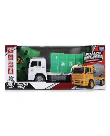 Pojazd miejski zdalnie sterowany Toys For Boys śmieciarka Artyk