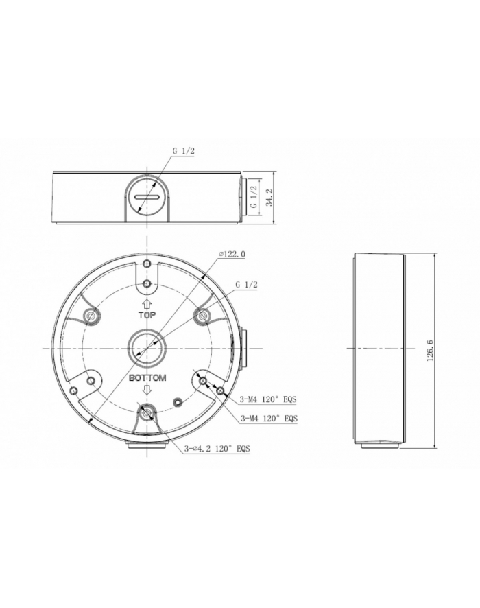 dahua Adapter PFA137  puszka główny