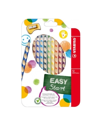 Kredki drewniane STABILO EASYcolors L etui z zawieszką 12 szt.