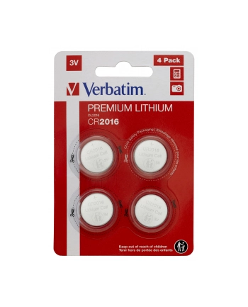 verbatim Bateria litowa CR2016 (4szt blister)