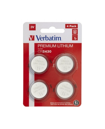 verbatim Bateria litowa CR2430 (4szt blister)