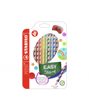 Kredki drewniane STABILO EASYcolors R etui z zawieszką 12 szt.