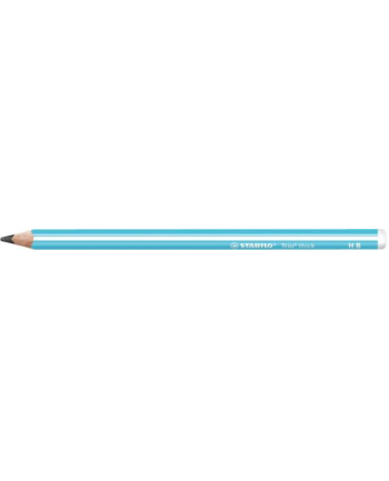 Ołówek drewniany STABILO Trio thick niebieski HB