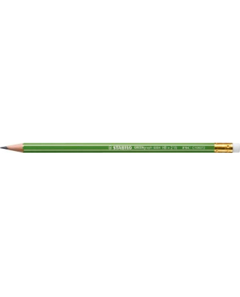 Ołówek drewniany STABILO GREENgraph z gumką p60 display