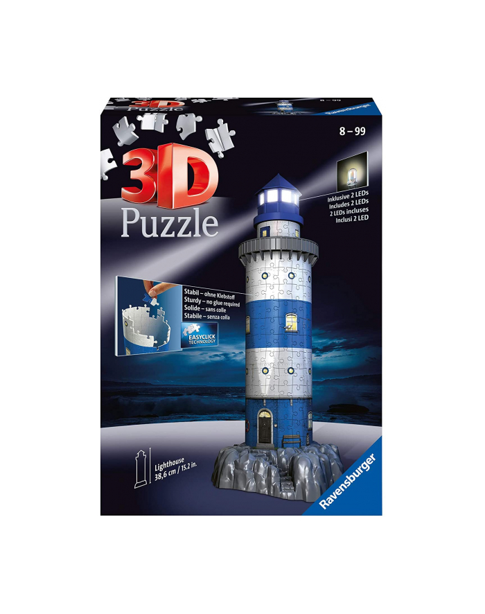 Puzzle kuliste 3D 72 elementy Pokemon 117857 RAVENSBURGER główny