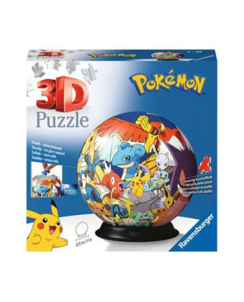 Puzzle kuliste 3D 72 elementy Pokemon 117857 RAVENSBURGER