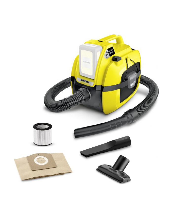 kärcher Karcher WD 1 Compact Battery, hand-held vacuum(yellow / Kolor: CZARNY, without battery and charger) główny