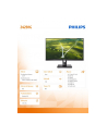 philips Monitor 23.8 cali 242B1G IPS DVI HDMI DP Pivot - nr 6