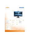 philips Monitor 27 cali 276B9H IPS HDMI DP USB-C Pivot Kamera Głośniki - nr 7