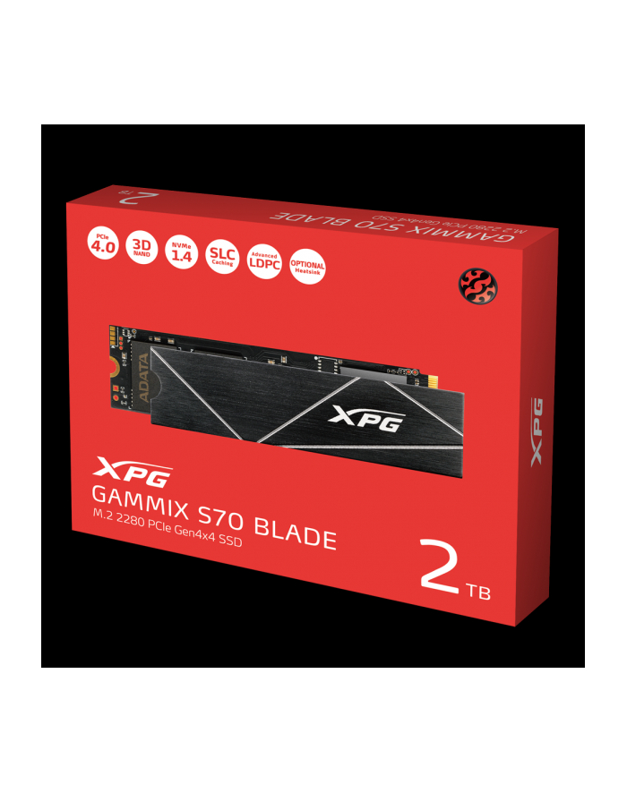 adata Dysk SSD XPG GAMIX S70 BLAD-E 2TB PCIe 4x4 7.4/6.7 GBs główny