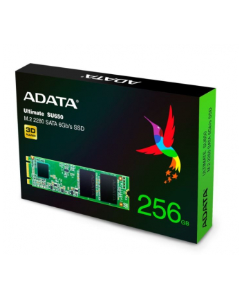 adata Dysk SSD Ultimate SU650 256G M.2 TLC 3D 2280 SATA