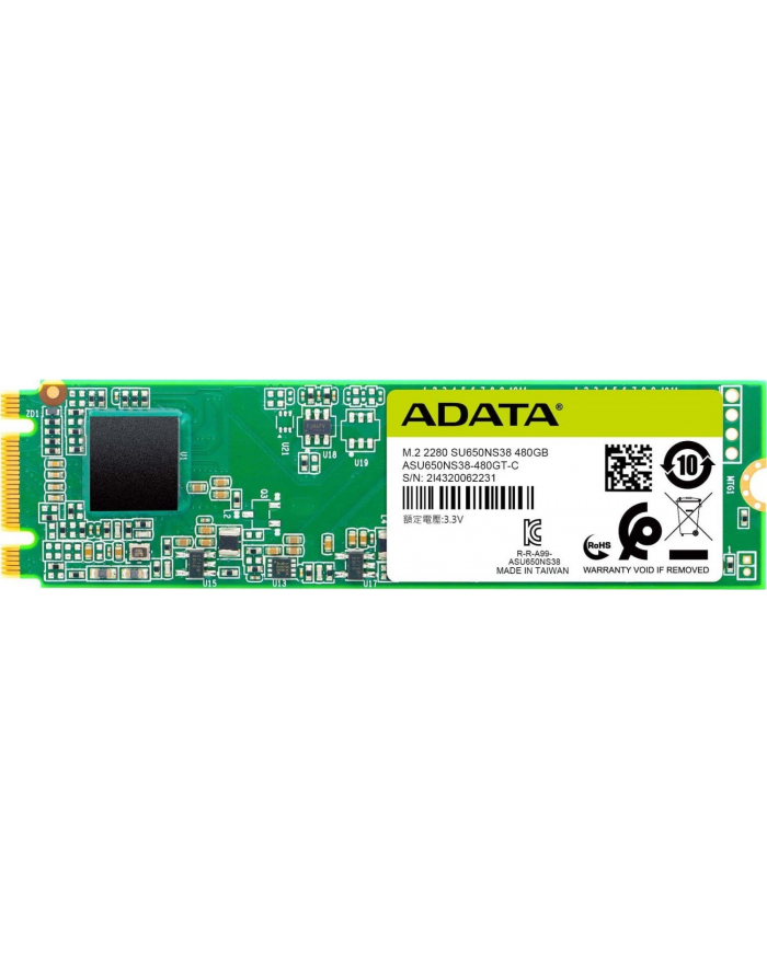 adata Dysk SSD Ultimate SU650 512G M.2 TLC 3D 2280 SATA główny