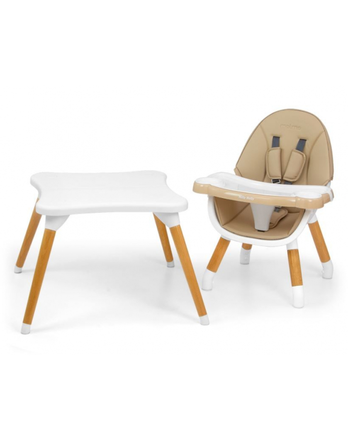 milly mally Krzesełko do karmienia 2w1 Malmo Beige główny
