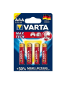 Varta Maxi Tech LR03-AAA, alkaliczna, 1.5V, sztuk 4 (4703-101-404) - nr 1